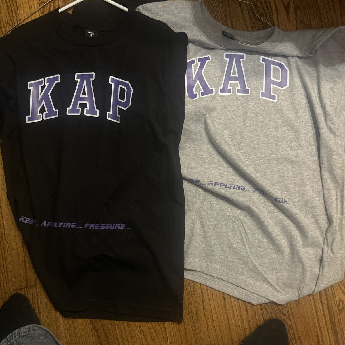 Other NEW mens Large SS T shirt “KAP” university streetwear purple Size US L / EU 52-54 / 3 - 5 Thumbnail