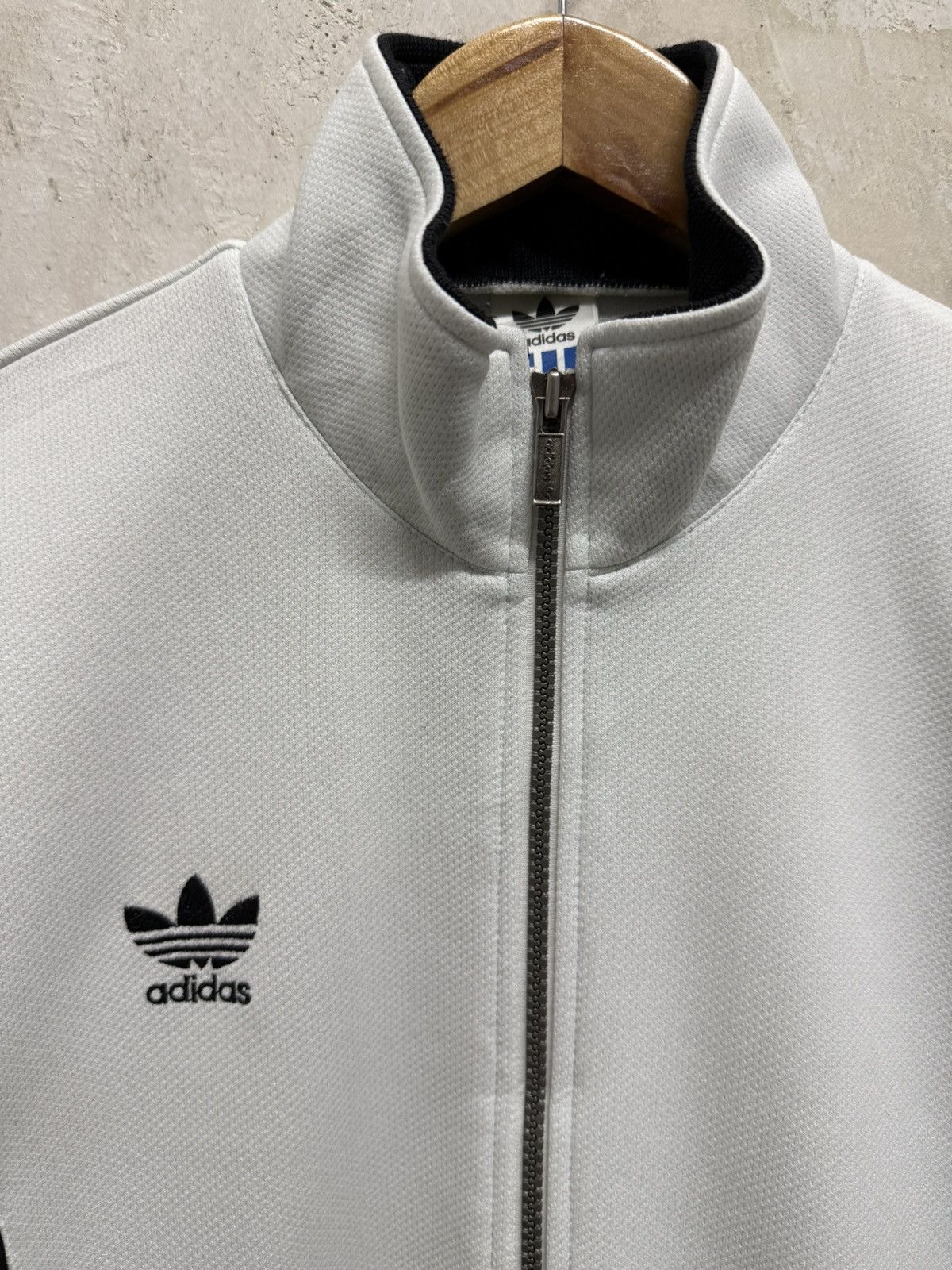 Adidas Vintage 90s Adidas Trefoil Stripe Zip Track Jacket Size US M / EU 48-50 / 2 - 4 Thumbnail