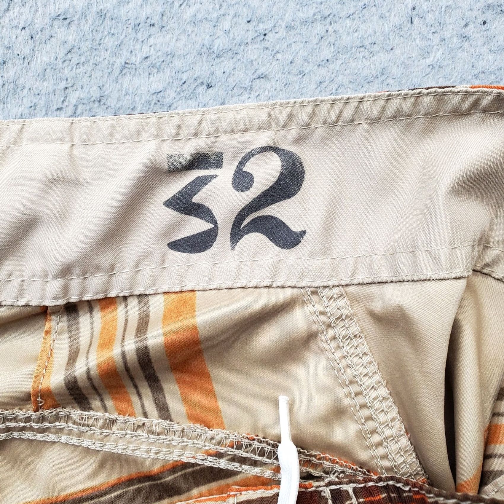 Vintage Wonderwall Mens Board Shorts 32 Multi Plaid Ocean Surfing Drawstring Waist Size US 32 / EU 48 - 7 Thumbnail