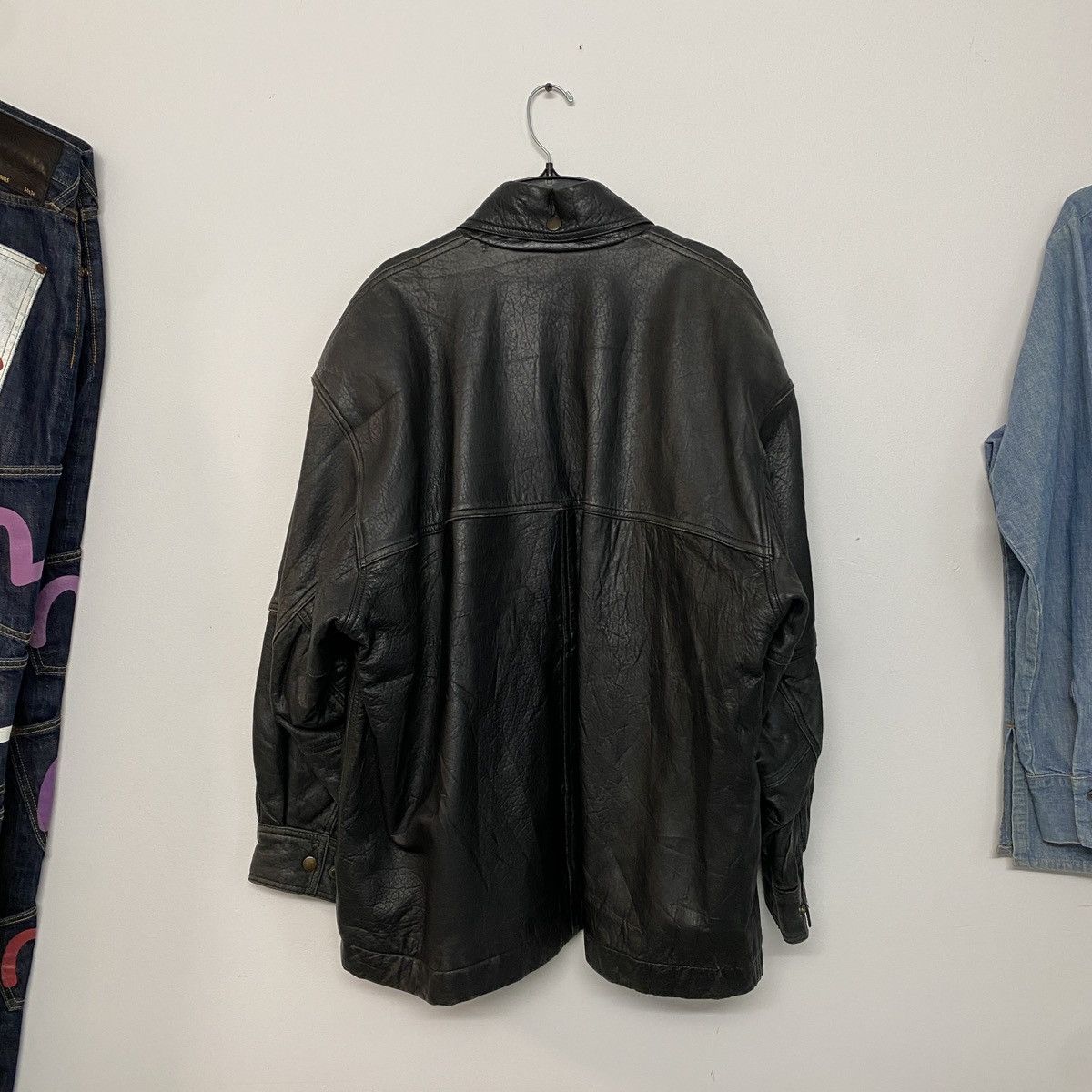 Hai Sporting Gear × Issey Miyake × Japanese Brand Hai Sporting Gear by Issey Miyake Leather Jacket Size US L / EU 52-54 / 3 - 5 Thumbnail