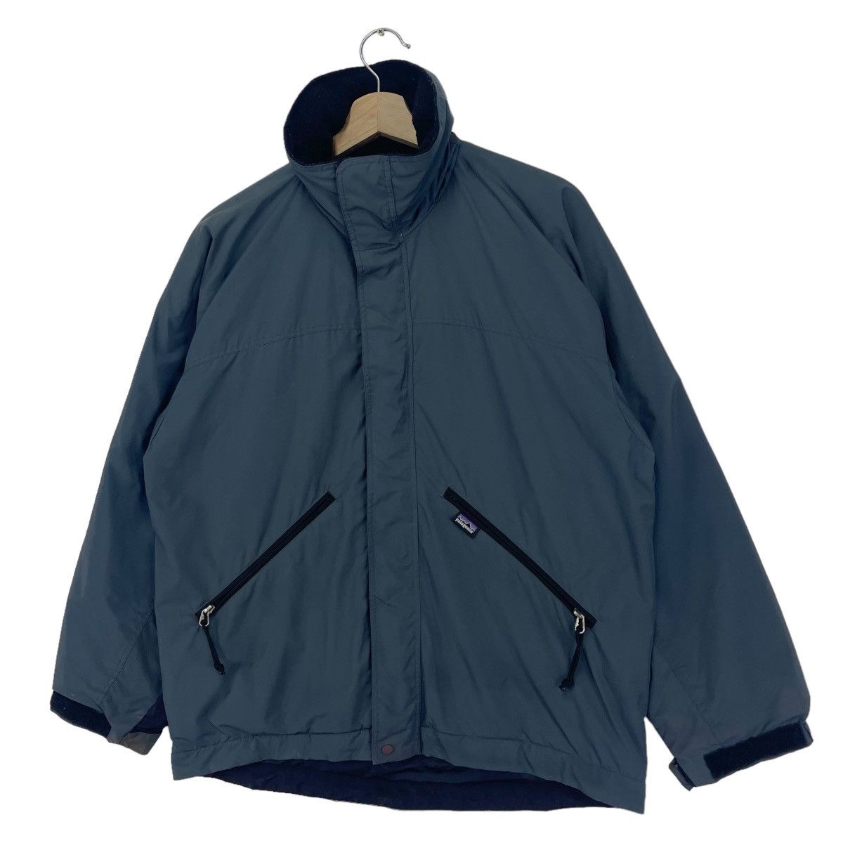 Patagonia × Vintage 99’s Patagonia Lining Fleece Fusion Nylon Hoodie Jacket Size US M / EU 48-50 / 2 - 4 Thumbnail