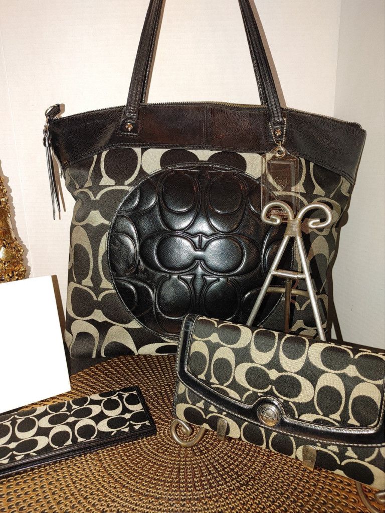 Coach Coach Laura Tote & Wallet Set 18335 Size ONE SIZE - 2 Thumbnail