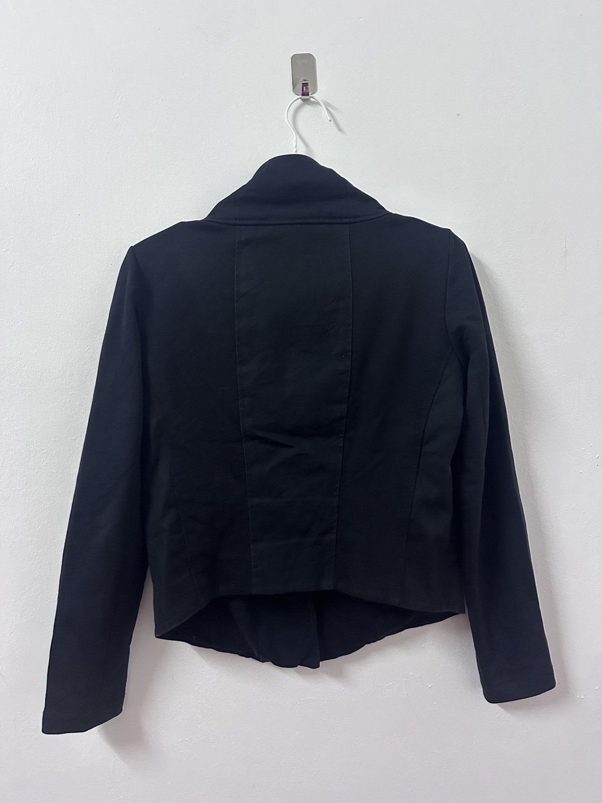 Helmut Lang Helmut Lang Asymmetrical Zip Draped Neck Jacket Size US S / EU 44-46 / 1 - 9 Thumbnail