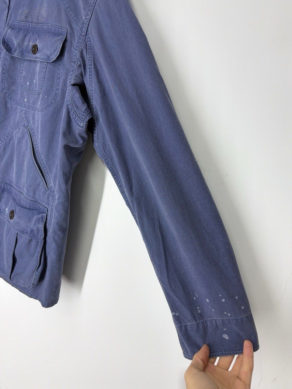 Polo Ralph Lauren Polo Ralph Lauren Vintage Workwear Indigo Chore Jacket RRL Size US L / EU 52-54 / 3 - 10 Thumbnail