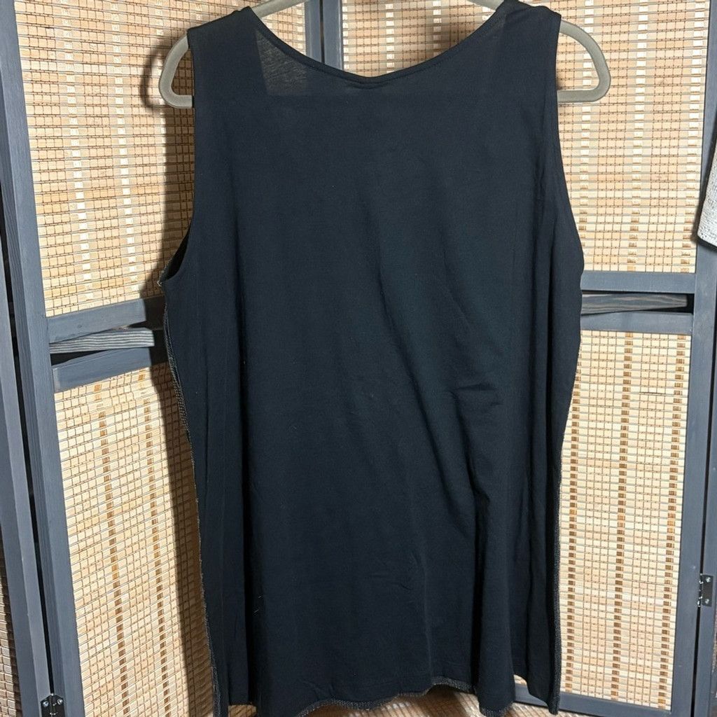 Other Agnes & Dora Shimmering Black Sequin Tank Top Size 3XL / US 20-22 - 5 Thumbnail