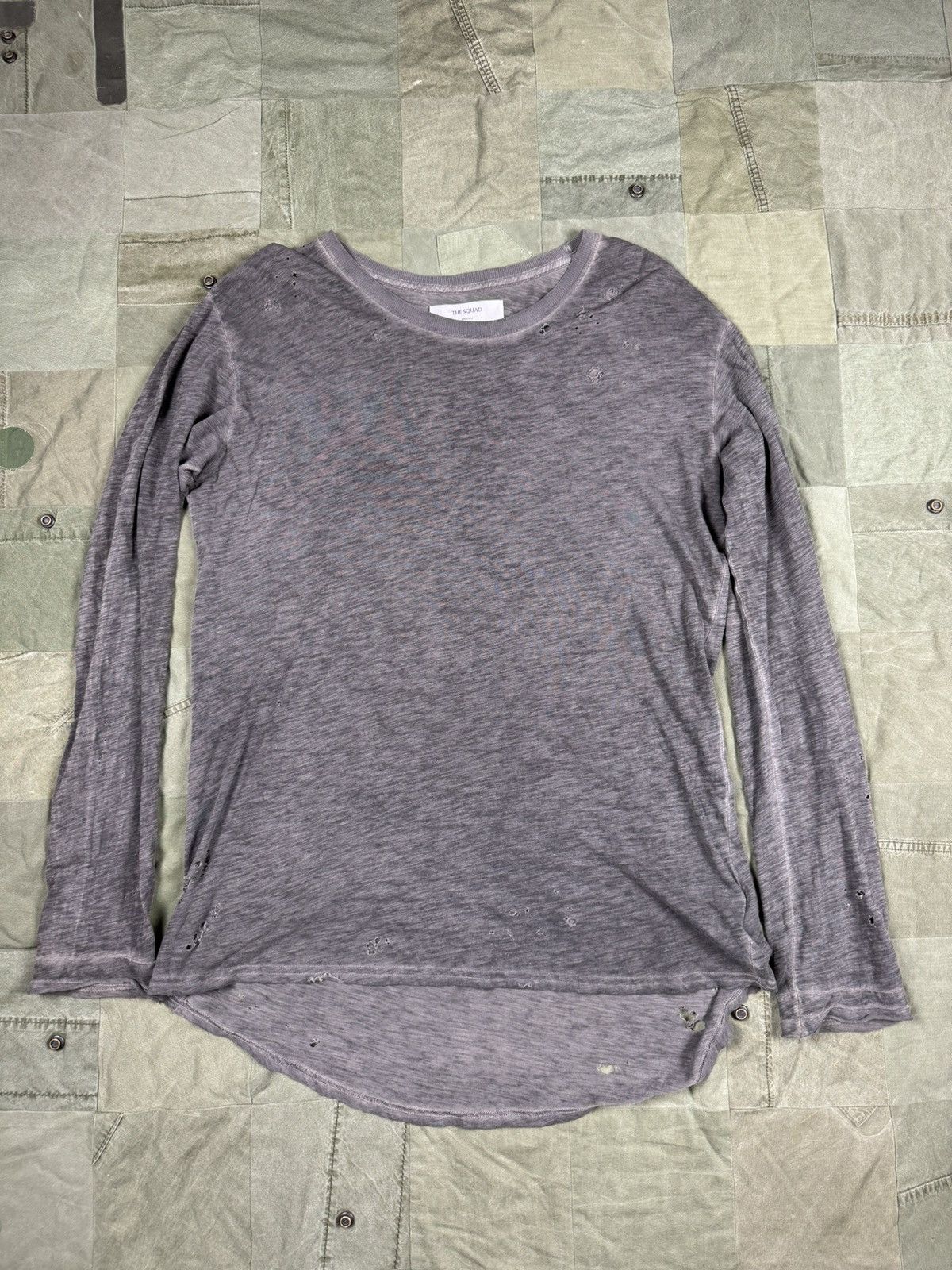 The Squad Distressed Elongated Hem Tee Size US M / EU 48-50 / 2 - 1 Thumbnail