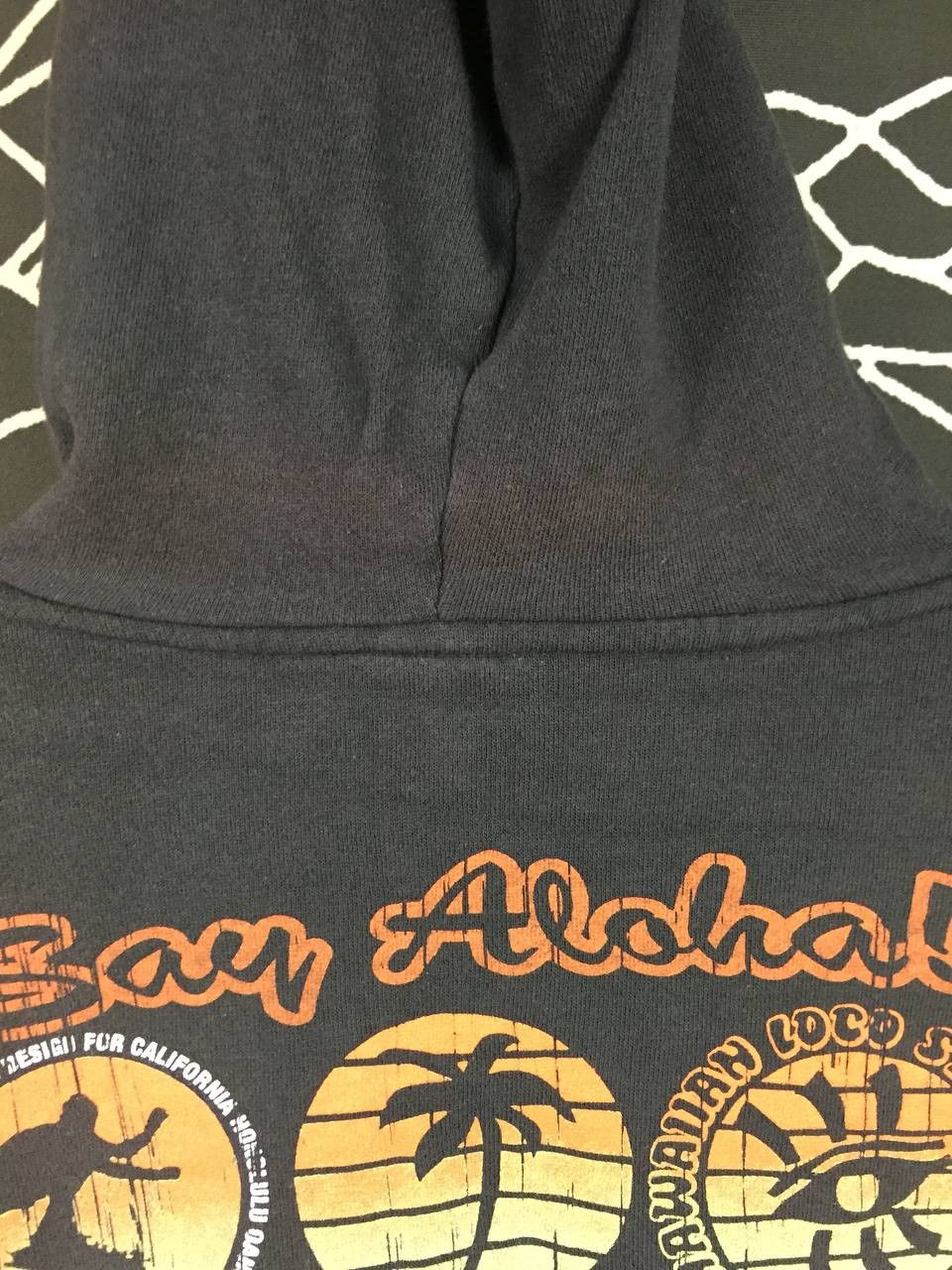 Vintage Vtg Peakaboo Surf Hawaii "Say Aloha" Zip Hoodie Size US XL / EU 56 / 4 - 13 Thumbnail