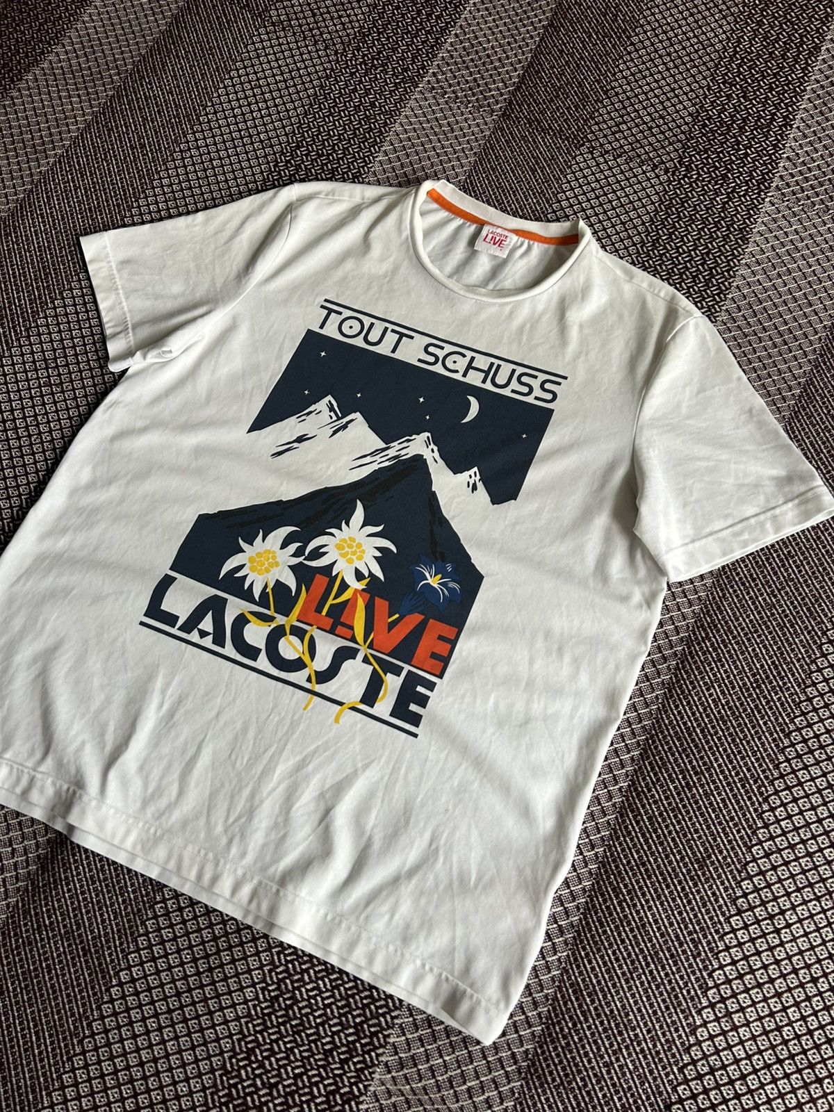 Lacoste Lacoste Live T-shirt Big Logo Graphic Print Tee Size 5 / L Size US L / EU 52-54 / 3 - 2 Thumbnail
