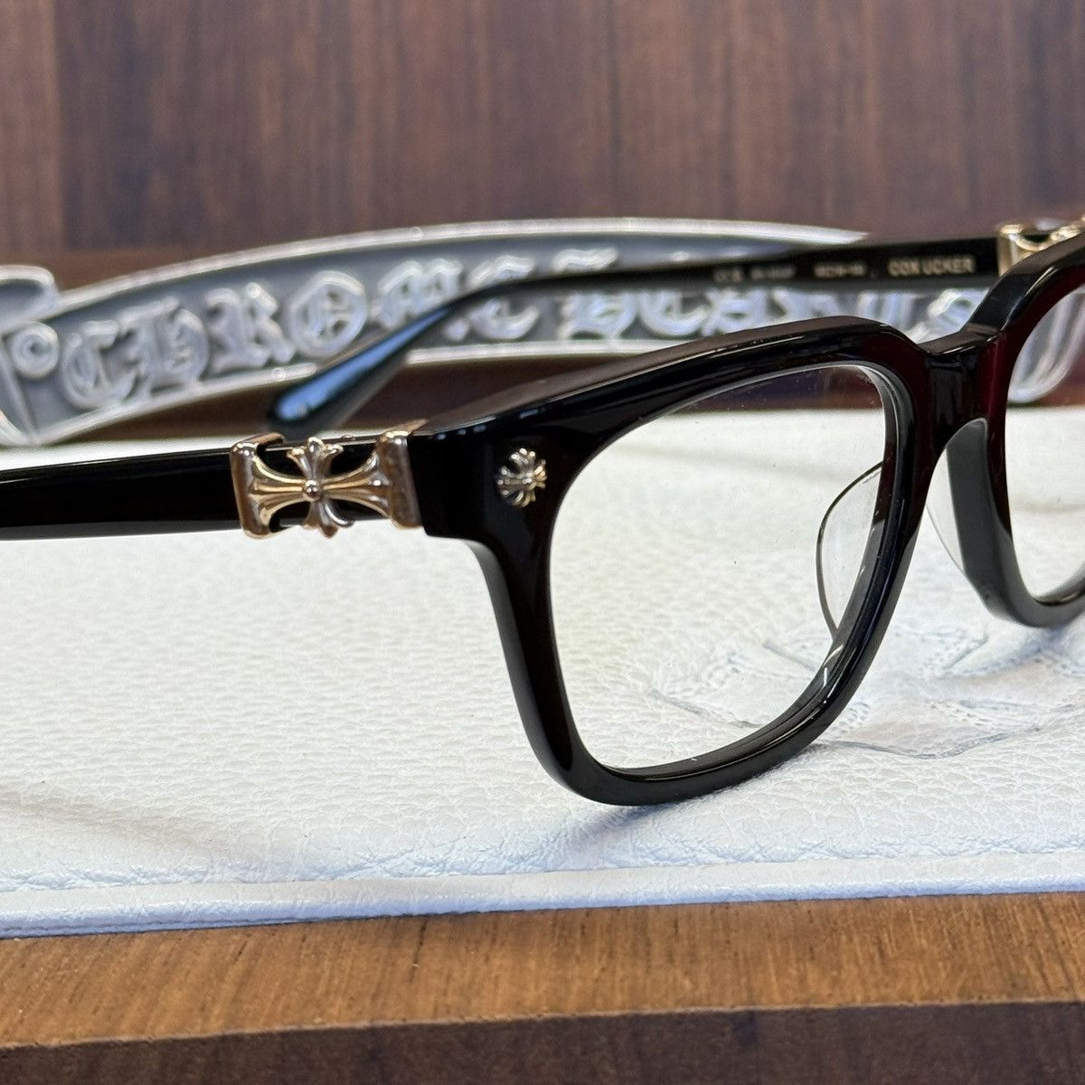 Chrome Hearts Chrome Hearts Cox Ucker Glasses Size ONE SIZE - 6 Thumbnail