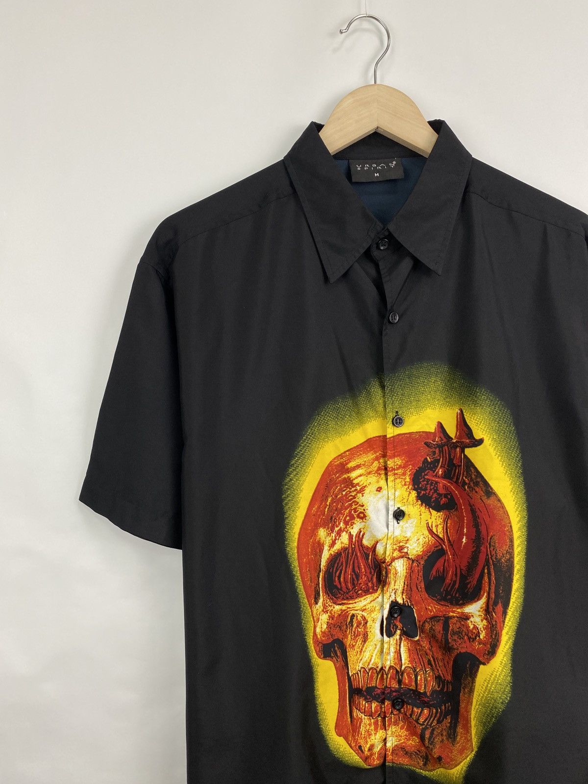 If Six Was Nine 🔥🕸💀 Vintage Skull Death Devil 666 shirt Size US M / EU 48-50 / 2 - 2 Thumbnail