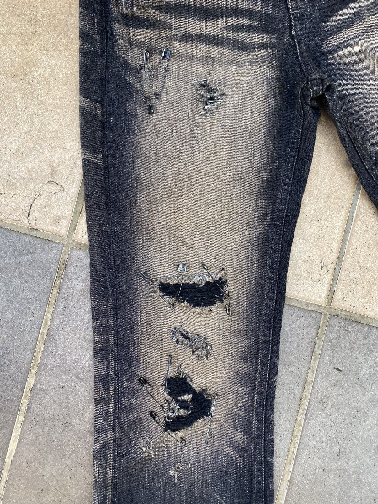 Murder License Murder Lincense Studded Flare Jeans Size US 35 - 12 Thumbnail