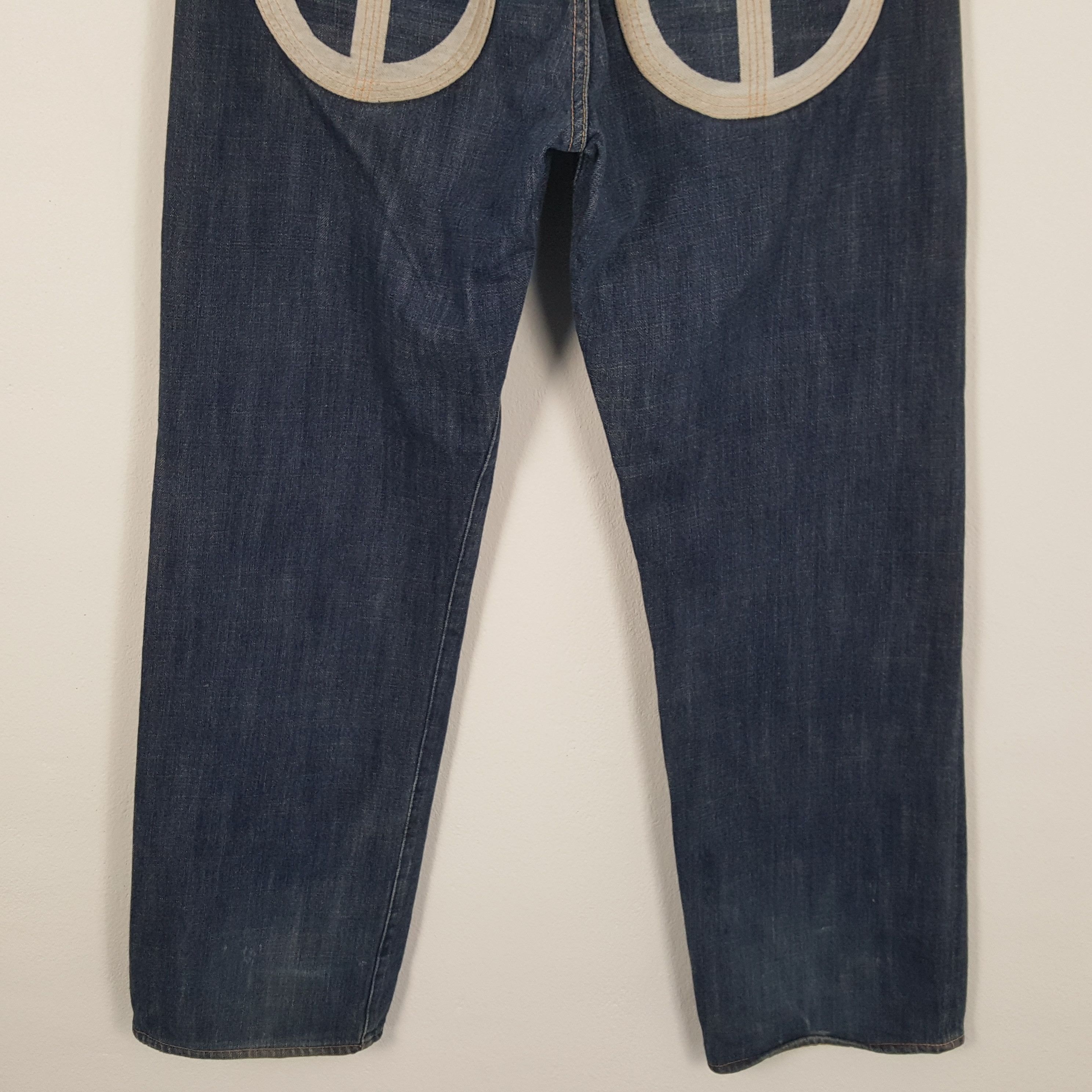 Evisu × Japanese Brand × Vintage EVISU Japanese Brand Streetwear Custom Daicock Jeans Size US 31 - 6 Thumbnail