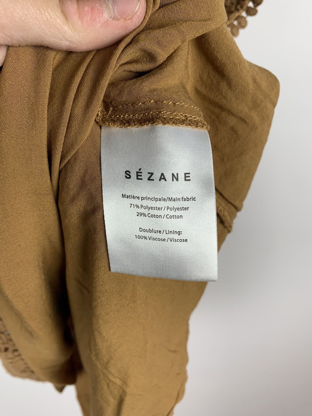Sezane Sezane Fait Alec Amour Crochet T-Shirt Short Sleeve Size XL Size XL / US 12-14 / IT 48-50 - 11 Thumbnail