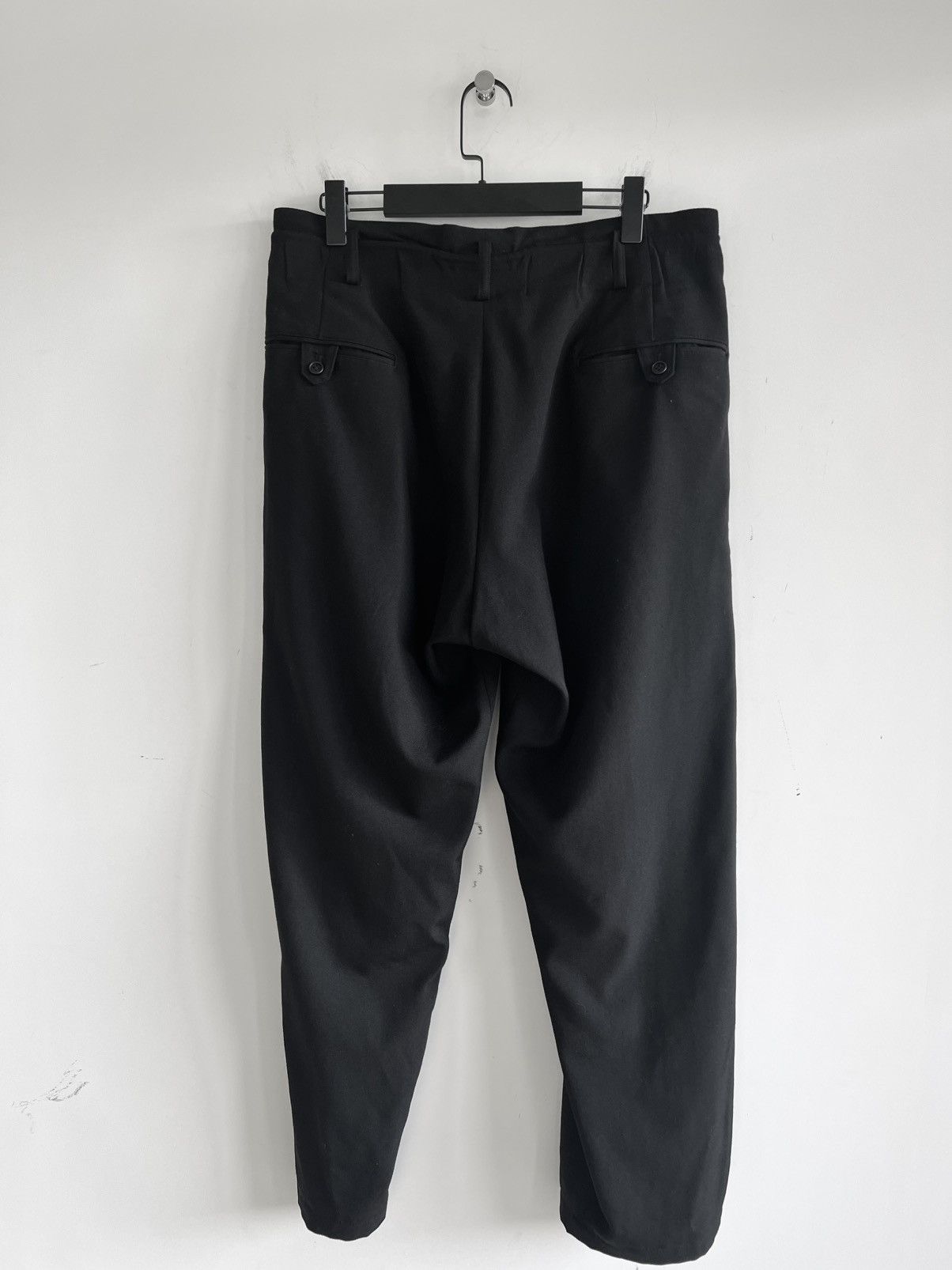 Yohji Yamamoto Yohji Yamamoto Pour Homme - Wool Gabardine 2TUCKS TAB PANTS Size US 32 / EU 48 - 3 Thumbnail