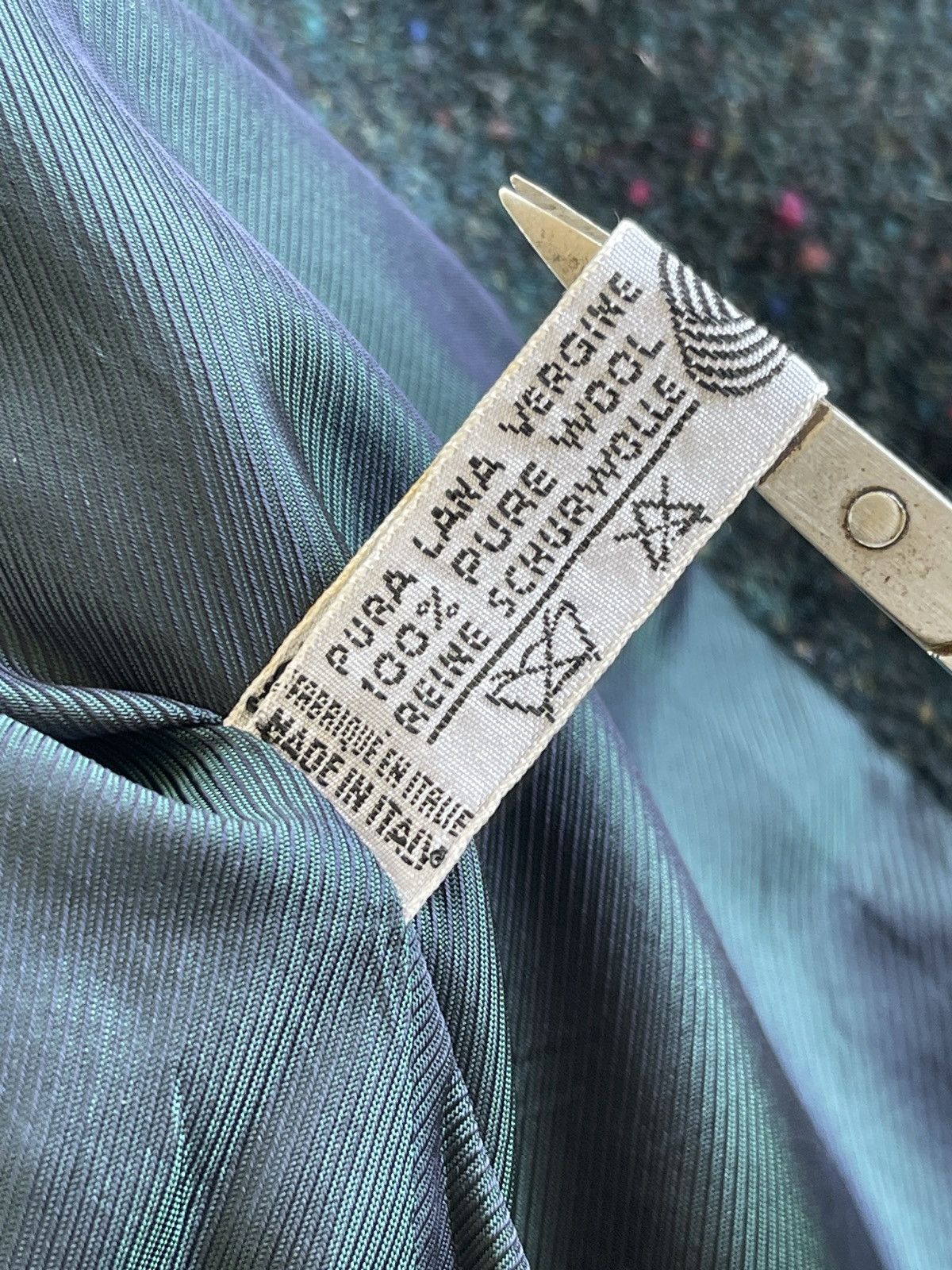 Versace Vintage 70s Gianni Versace Cropped Lana Wool Jacket Size S / US 4 / IT 40 - 10 Thumbnail