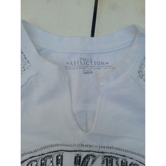 Affliction Y2k Affliction Anerican Customs Spade T-shirt women's Size XS / US 0-2 / IT 36-38 - 6 Thumbnail