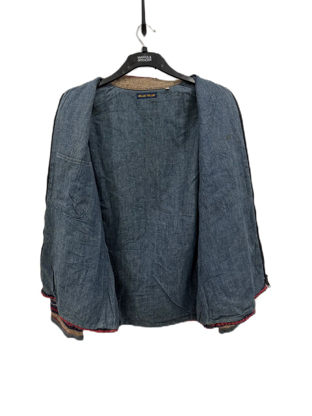 Blue Blue Japan VINTAGE BLUE BLUE JAPAN NAVAJO STYLE JACKET INDIGO KAPITAL Size US M / EU 48-50 / 2 - 6 Thumbnail