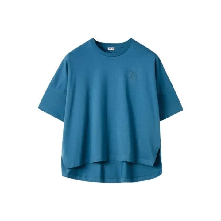 Loewe LOEWE FW21 Oversized Cotton Blue T-Shirt Size S / US 4 / IT 40 - 1 Thumbnail