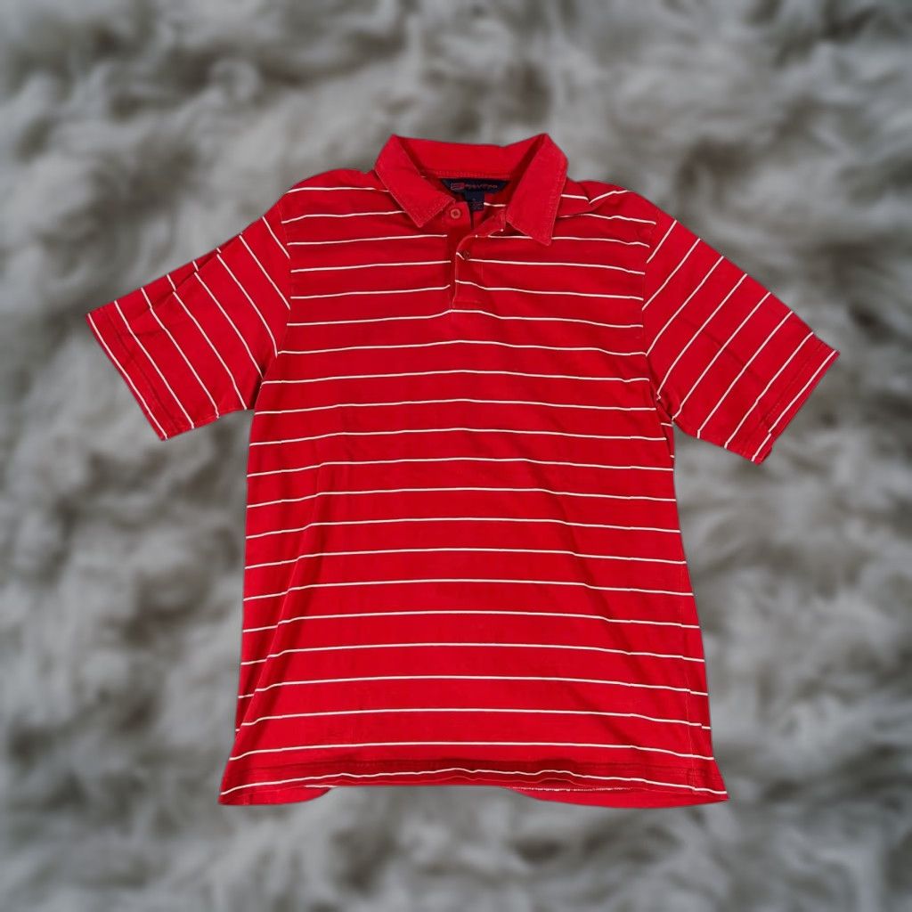 Vintage VINTAGE Bullhead Brand Red Striped Polo Shirt Mens XL Cotton Short Sleeve Size US XL / EU 56 / 4 - 1 Thumbnail