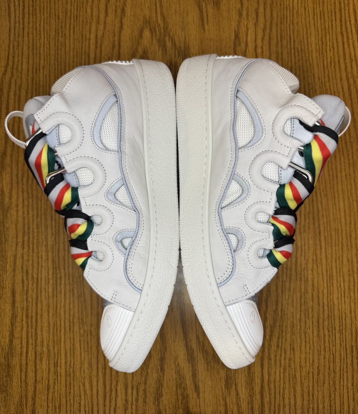 Lanvin Curb Sneaker (White/Multicolor)