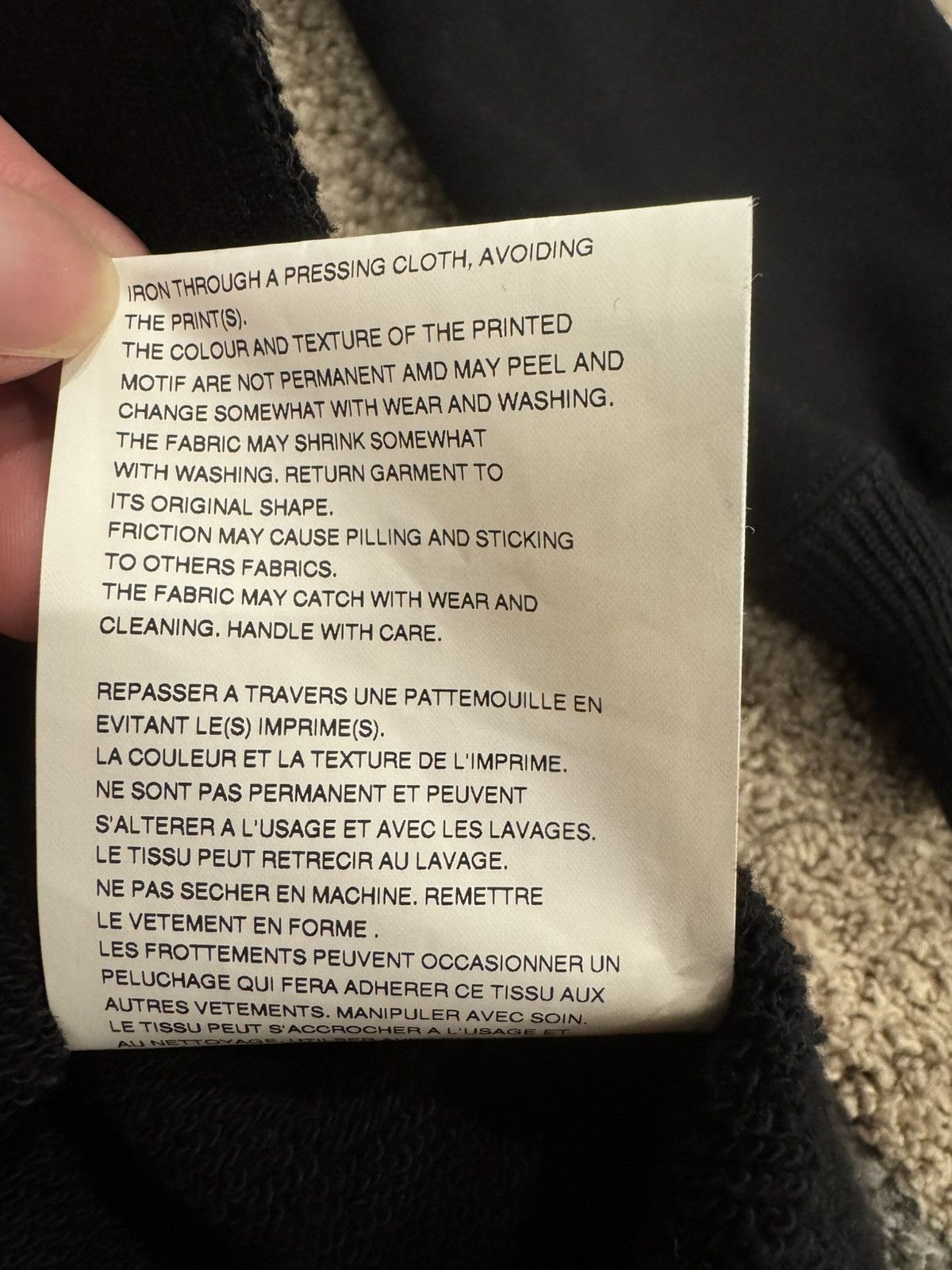 CDG by Comme des Garcons CDG Oversized Reverse Logo Sweatshirt Black Sz M Size US M / EU 48-50 / 2 - 6 Thumbnail