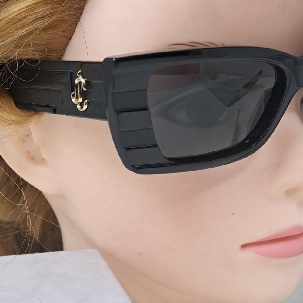 Jimmy Choo NWT Jimmy Choo Avenue Motif Tatum Sunglasses Matte Black Gr Size ONE SIZE - 8 Thumbnail