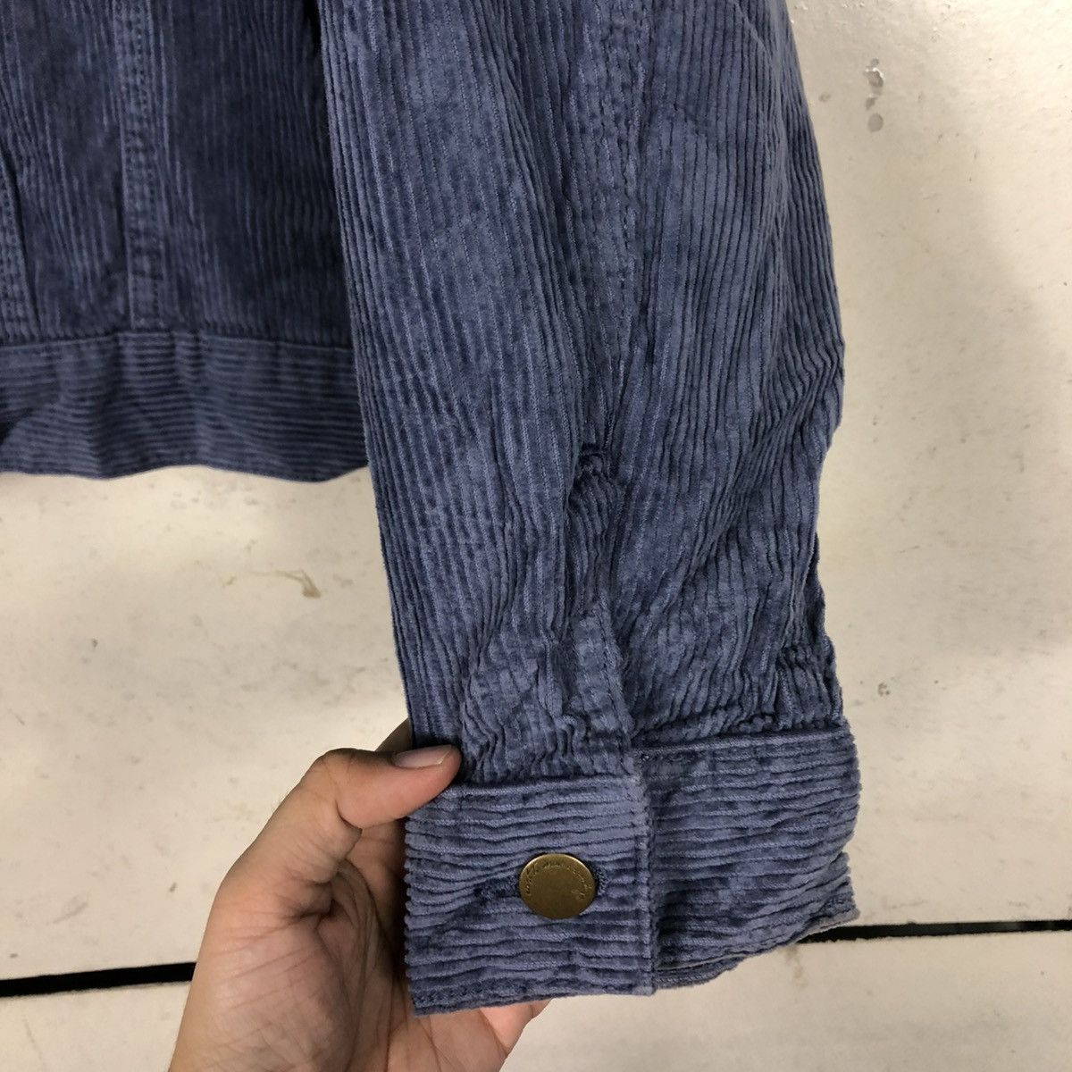 Vintage 🔥CROPPED CORDUROY BIKER JACKET MUSIC & ECOLOGY ISSEY MIYAKE Size US M / EU 48-50 / 2 - 18 Thumbnail