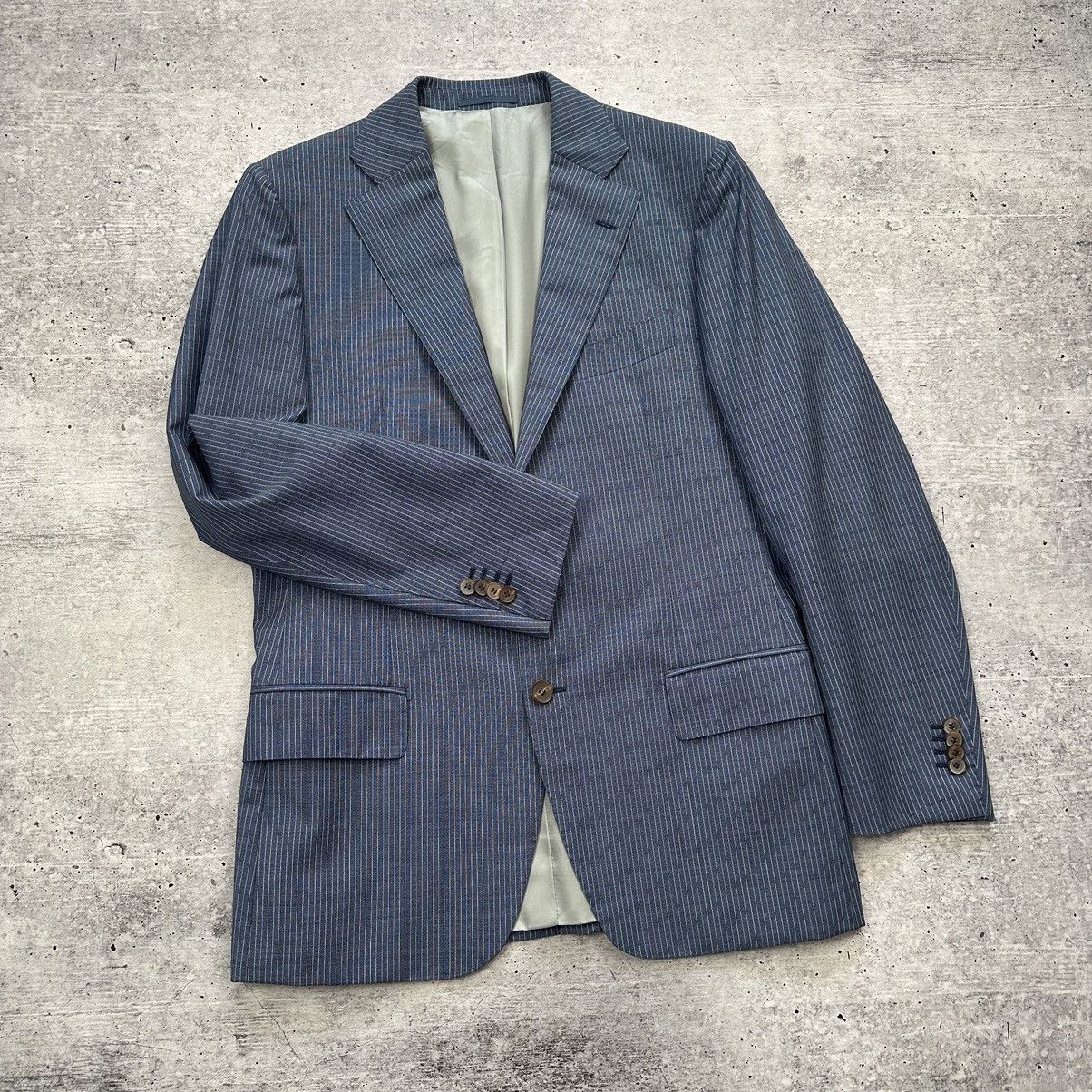 Other SUITSUPPLY Guanello Blazer Stripe Wool Mohair Lined Size 40R - 7 Thumbnail