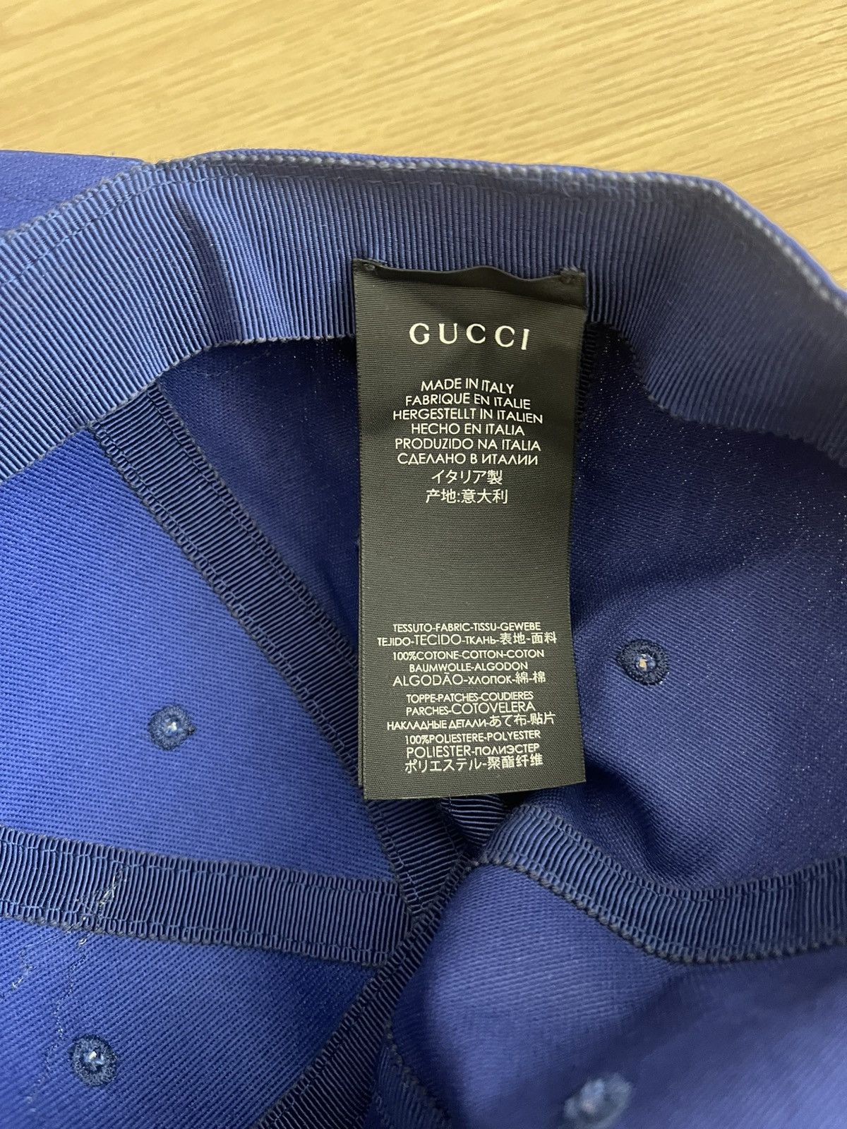Gucci × MLB Gucci x MLB Navy Baseball Hat Size ONE SIZE - 4 Thumbnail