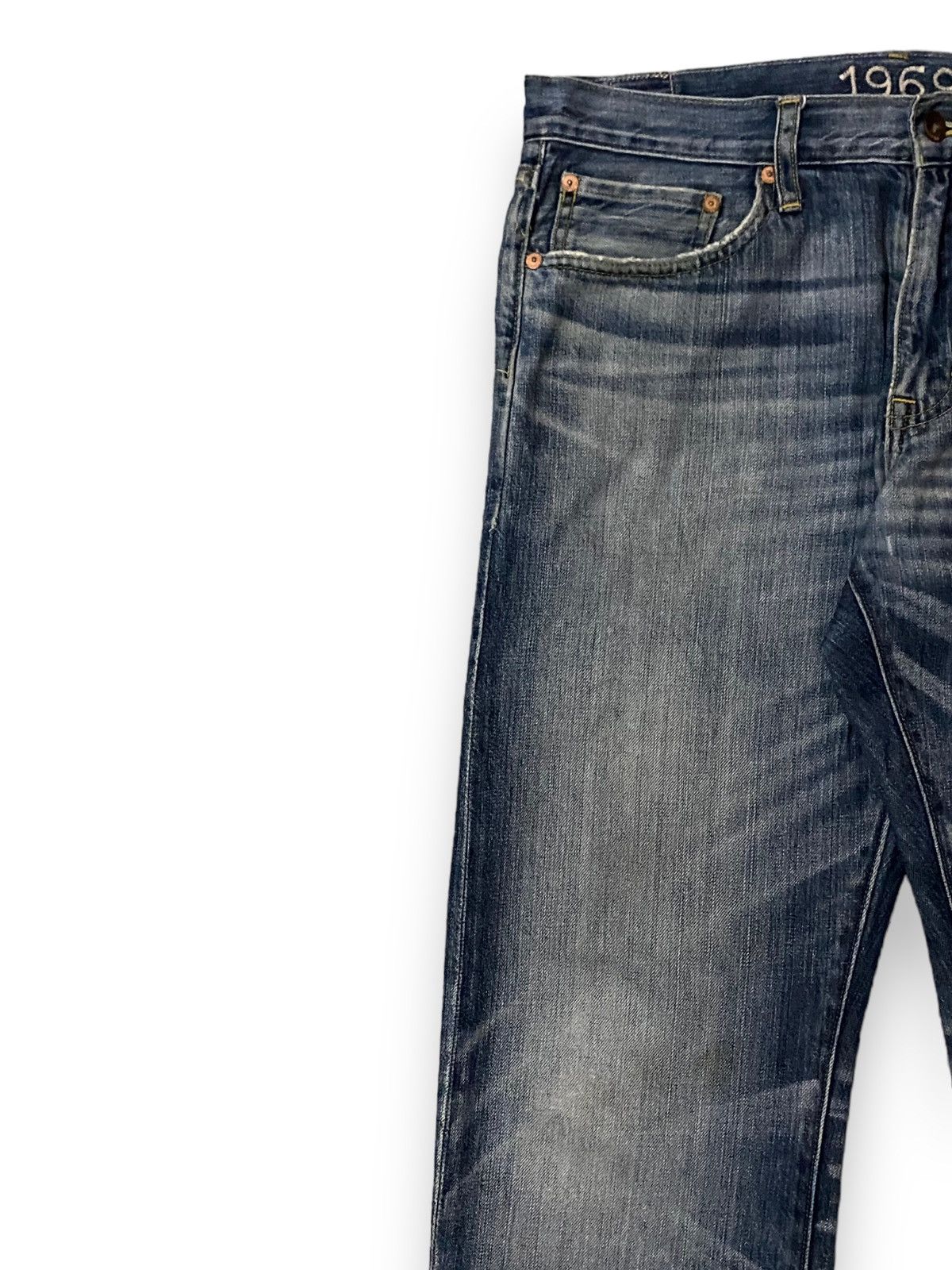 20471120 × JNCO Men Gap 1969 Jean Sandblast Distressed Art Honeycomb Knee Size US 32 / EU 48 - 6 Thumbnail
