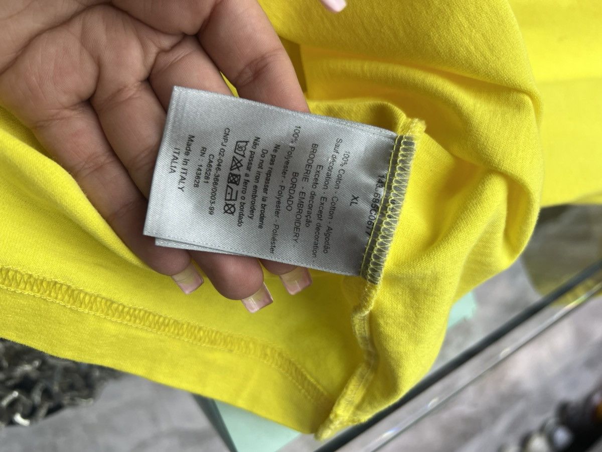 Dior Dior Yellow Tee Shirt Size US XL / EU 56 / 4 - 7 Thumbnail
