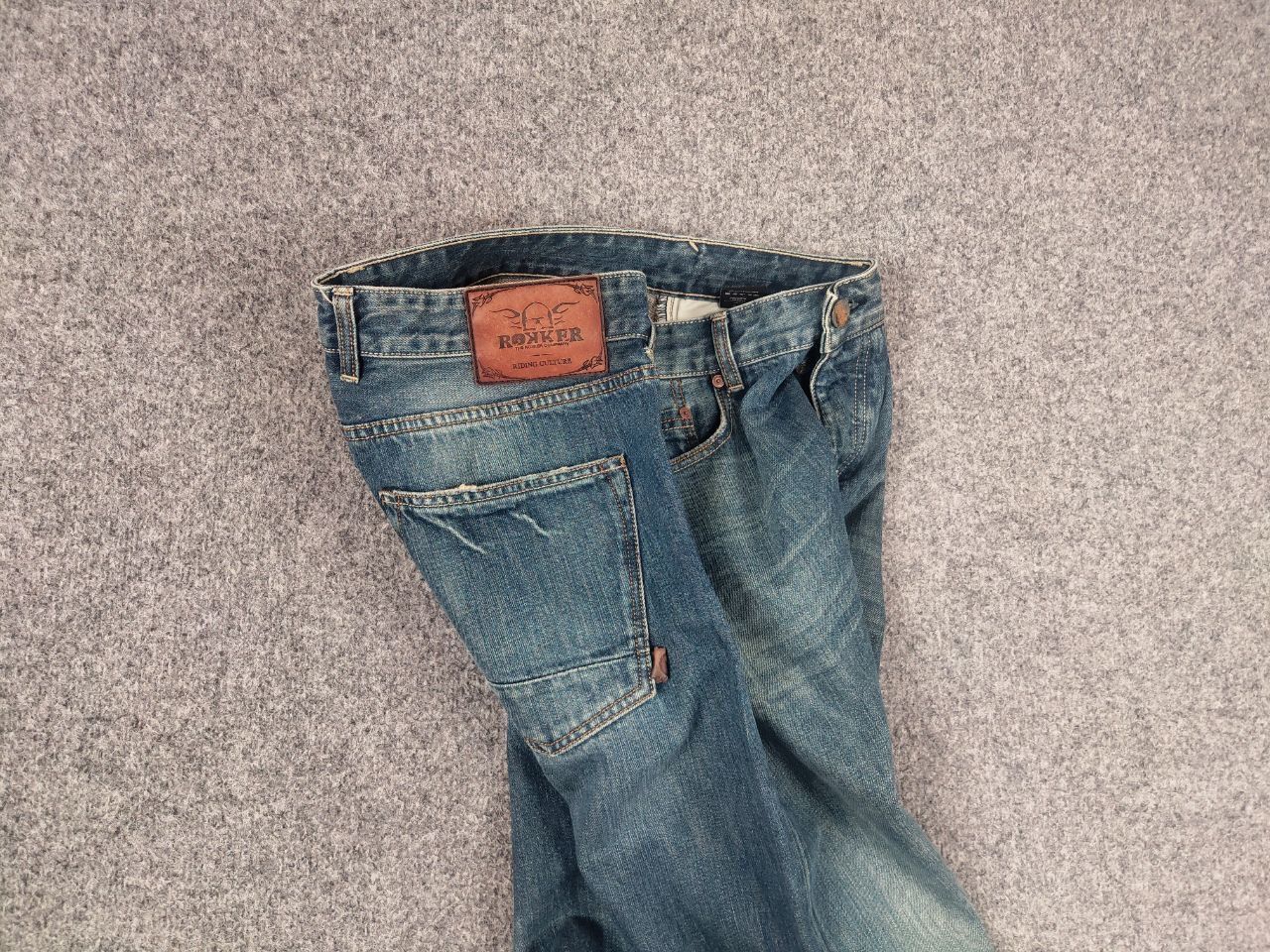 THE ROKKER COMPANY The Rokker Company Faded Denim selvedge Jeans Vintage Style Size US 34 / EU 50 - 14 Thumbnail