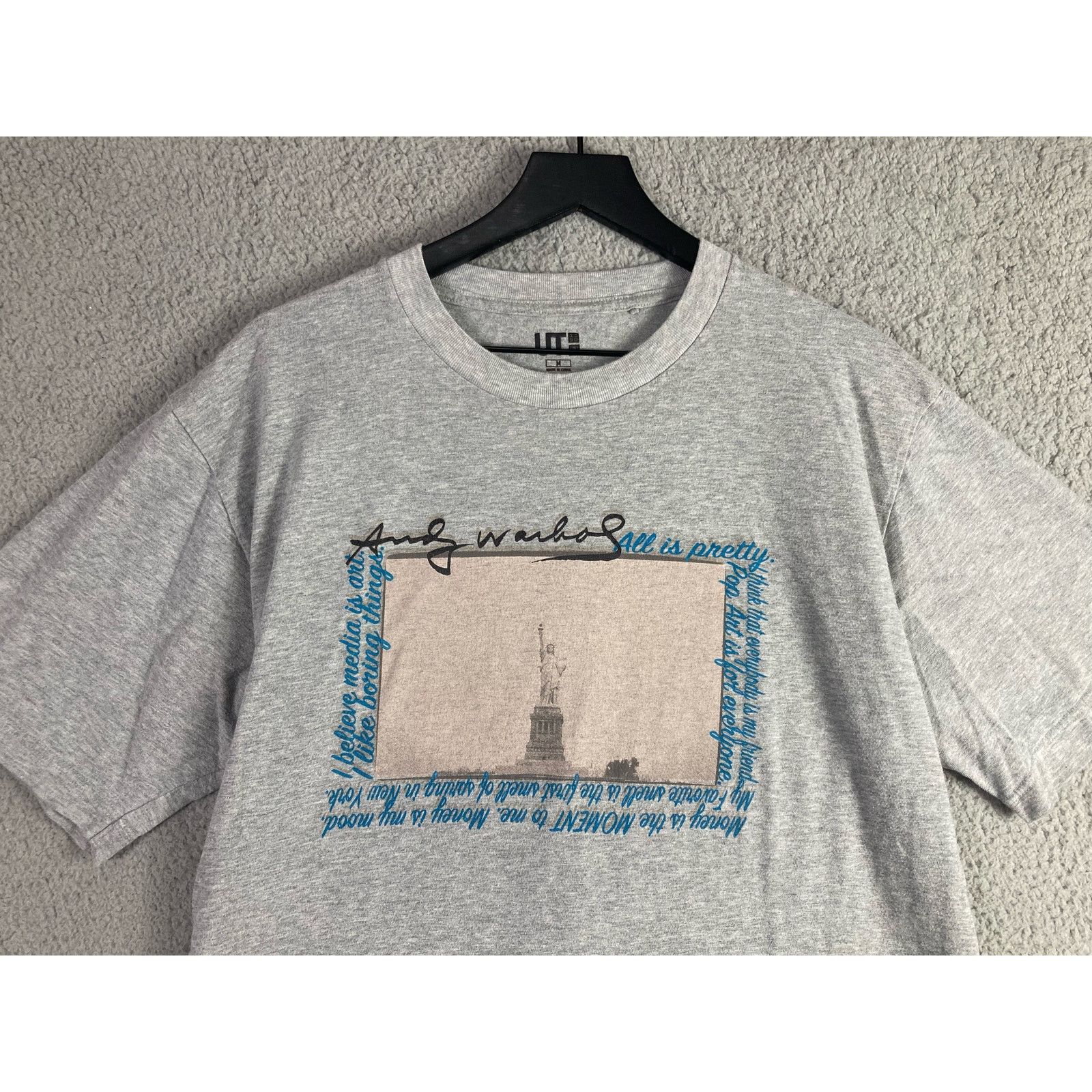 Uniqlo Uniqlo UT Andy Warhol All is Pretty Gray T-Shirt Mens Medium Size US M / EU 48-50 / 2 - 1 Thumbnail