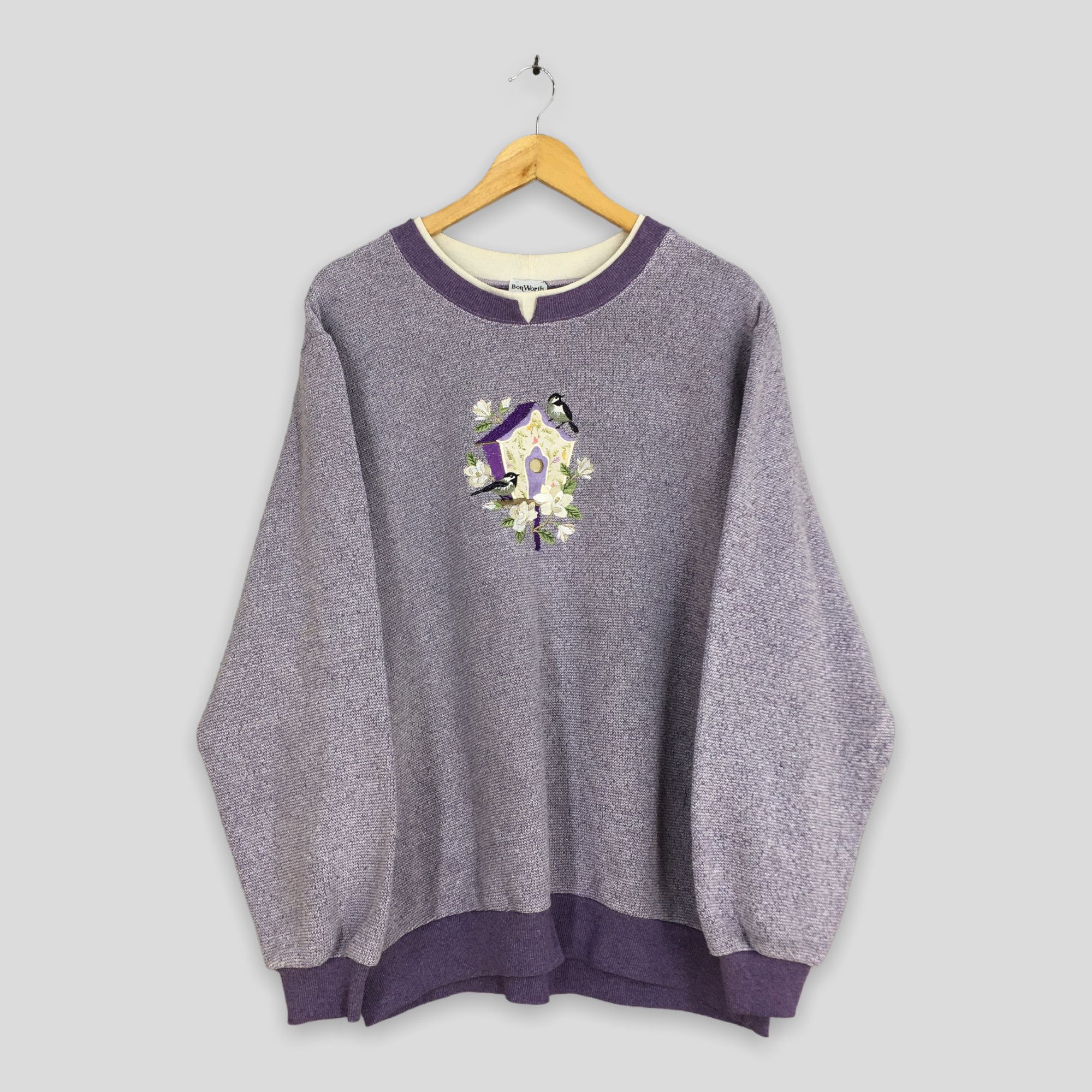 Habitat Vintage 90s Cardinal Bird House Sweatshirt XLarge Size US XL / EU 56 / 4 - 1 Thumbnail