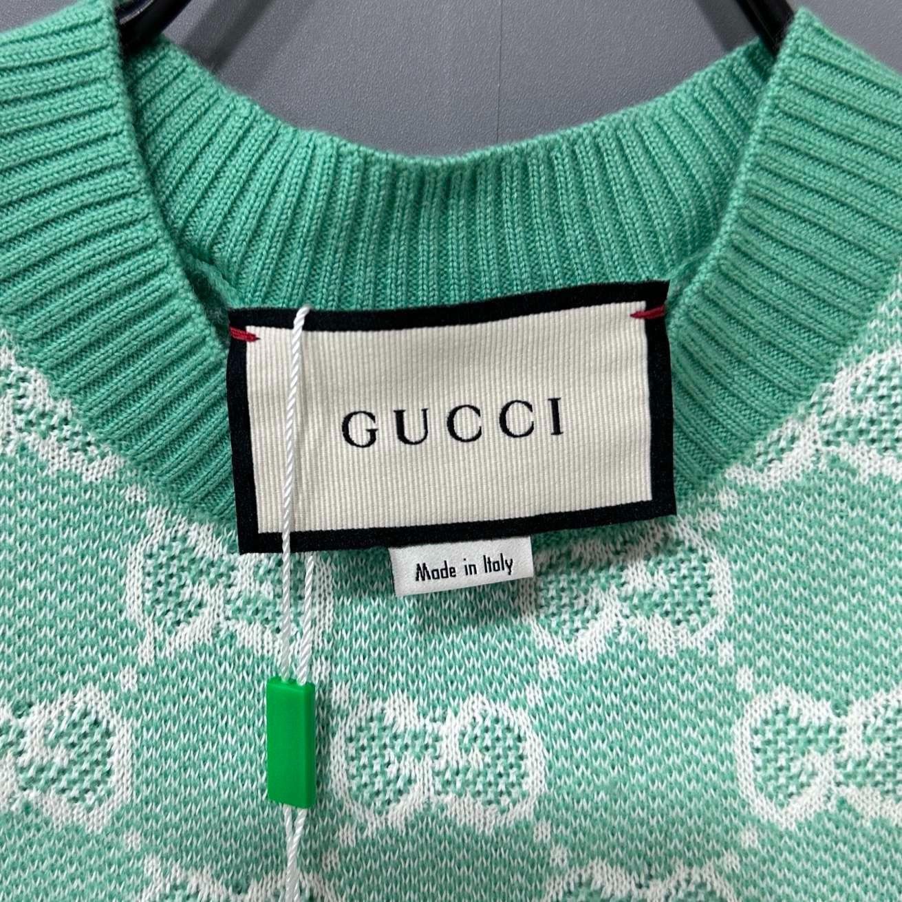 Gucci Gucci green jacquard full-print sweater 2501-Nextarrow Size XS / US 0-2 / IT 36-38 - 4 Thumbnail