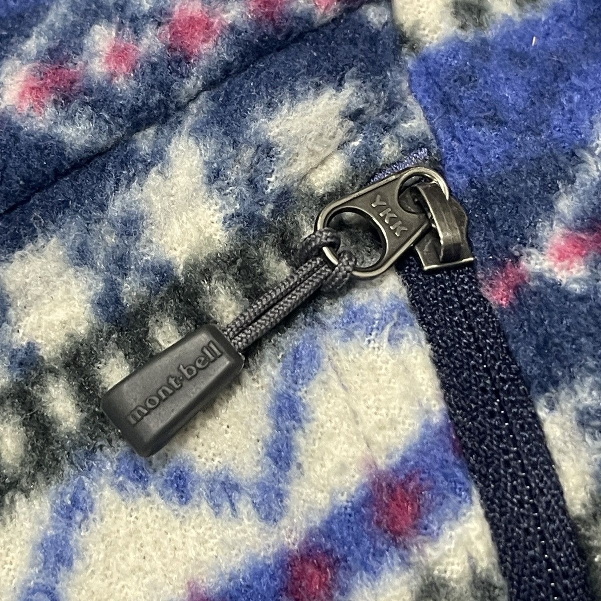 Montbell Vintage Mont-Bell Climaplus100 Print Fleece Sherpa Jacket Size US L / EU 52-54 / 3 - 9 Thumbnail