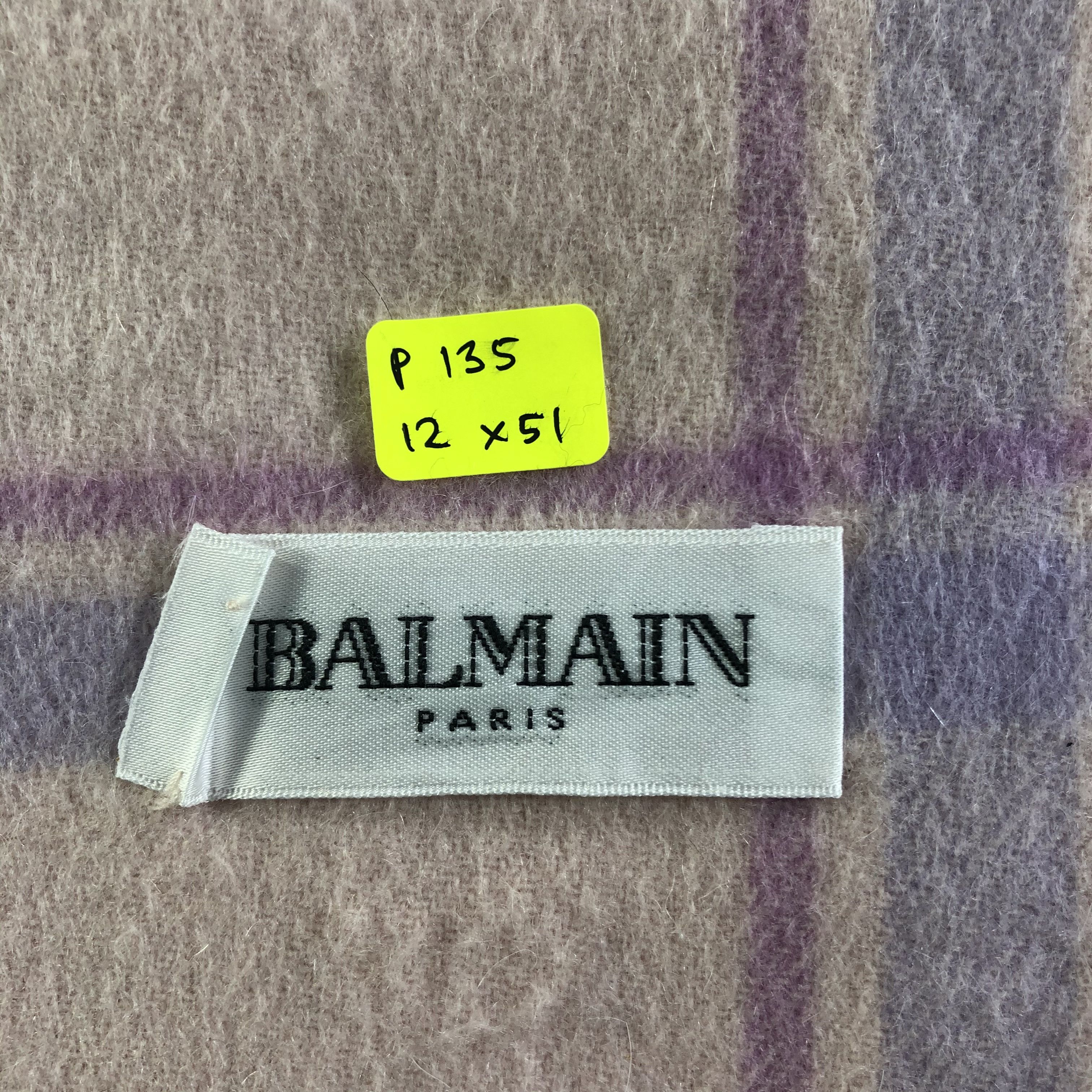 Pierre Balmain Pierre Balmain Cashmere Scarf / Muffler / Neckwear P135 Size ONE SIZE - 8 Thumbnail