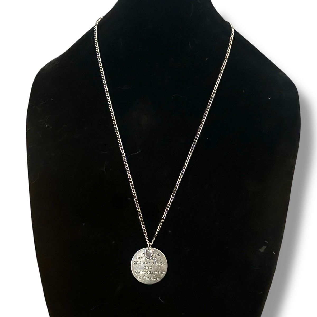 Other Silver tone Grandmother/Granddaughter pendant necklace Size ONE SIZE - 2 Thumbnail