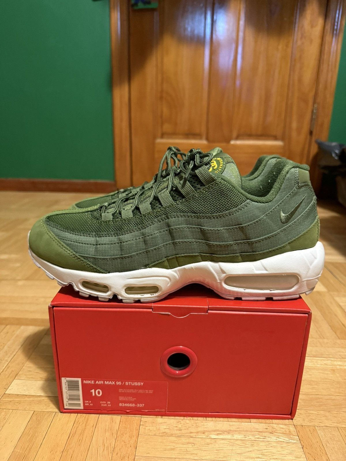 Nike × Stussy Stussy Nike Air Max 95 “Olive” Size US 10 / EU 43 - 5 Thumbnail
