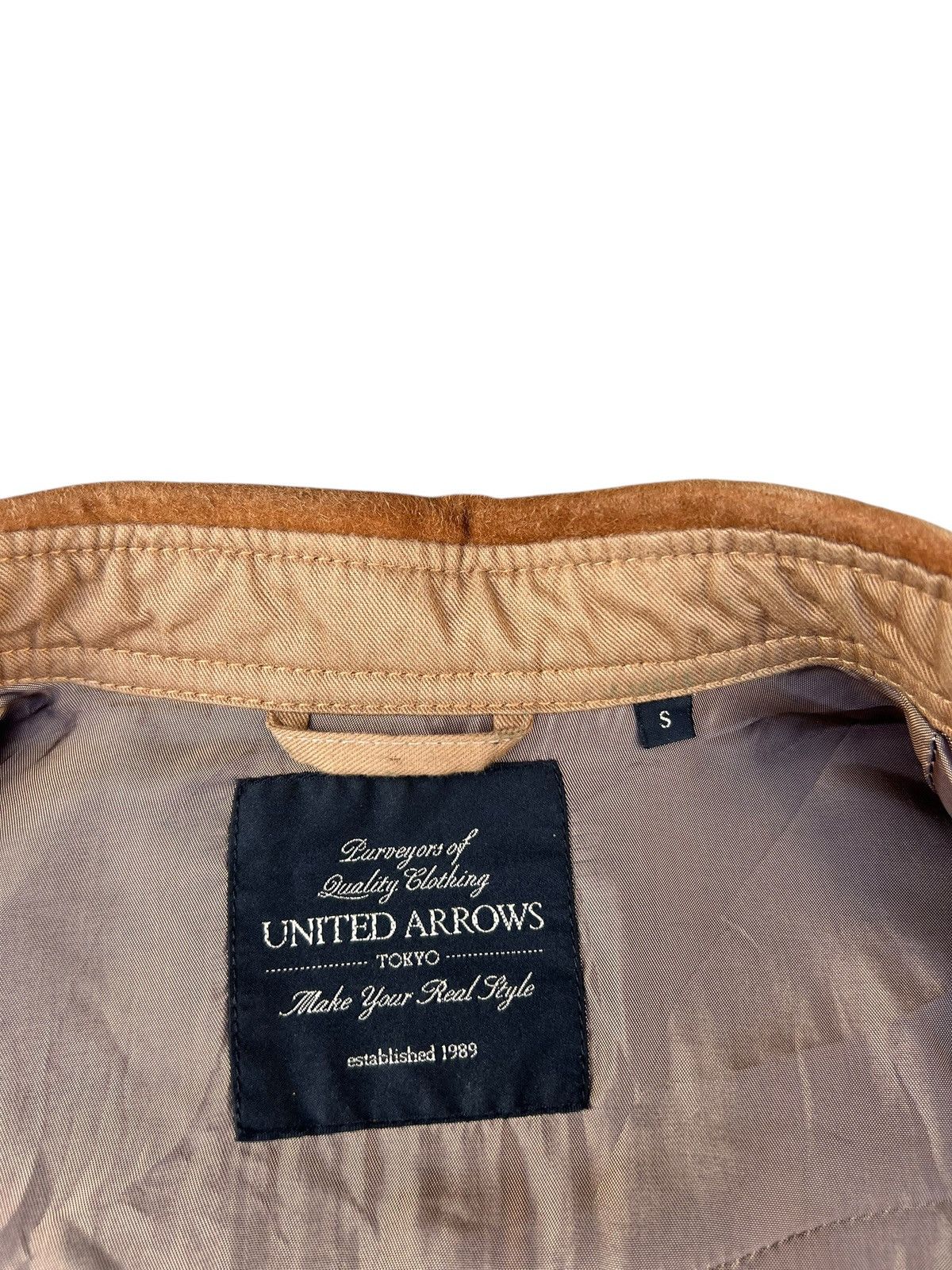 Leather United Arrows Goatskin Suede Leather Western Shirt Size US S / EU 44-46 / 1 - 13 Thumbnail