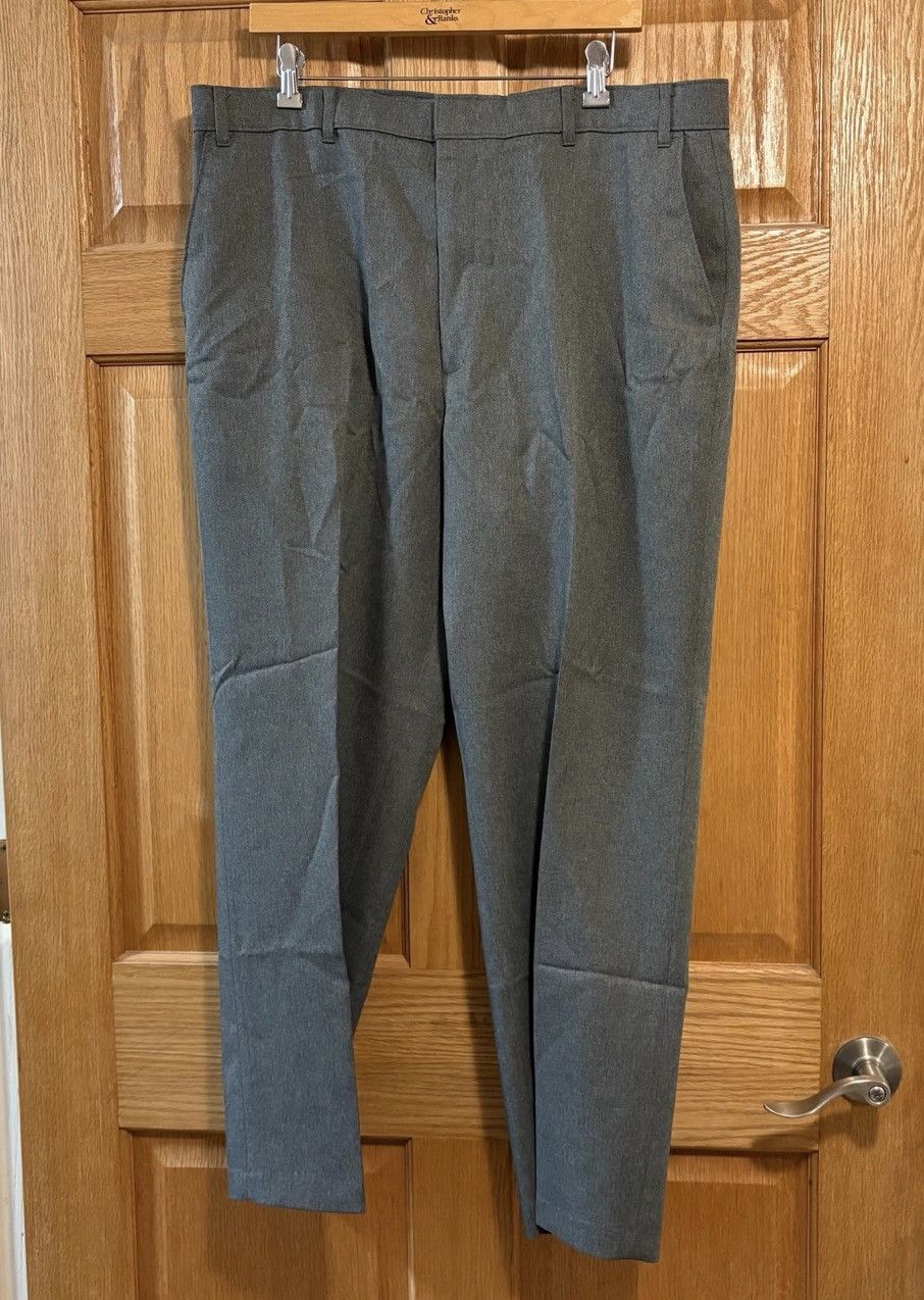 Levi's Vintage Clothing 70s Levis Action Dress Pants Mens 40x30 Gray Grey Polyester Size US 40 / EU 56 - 1 Thumbnail