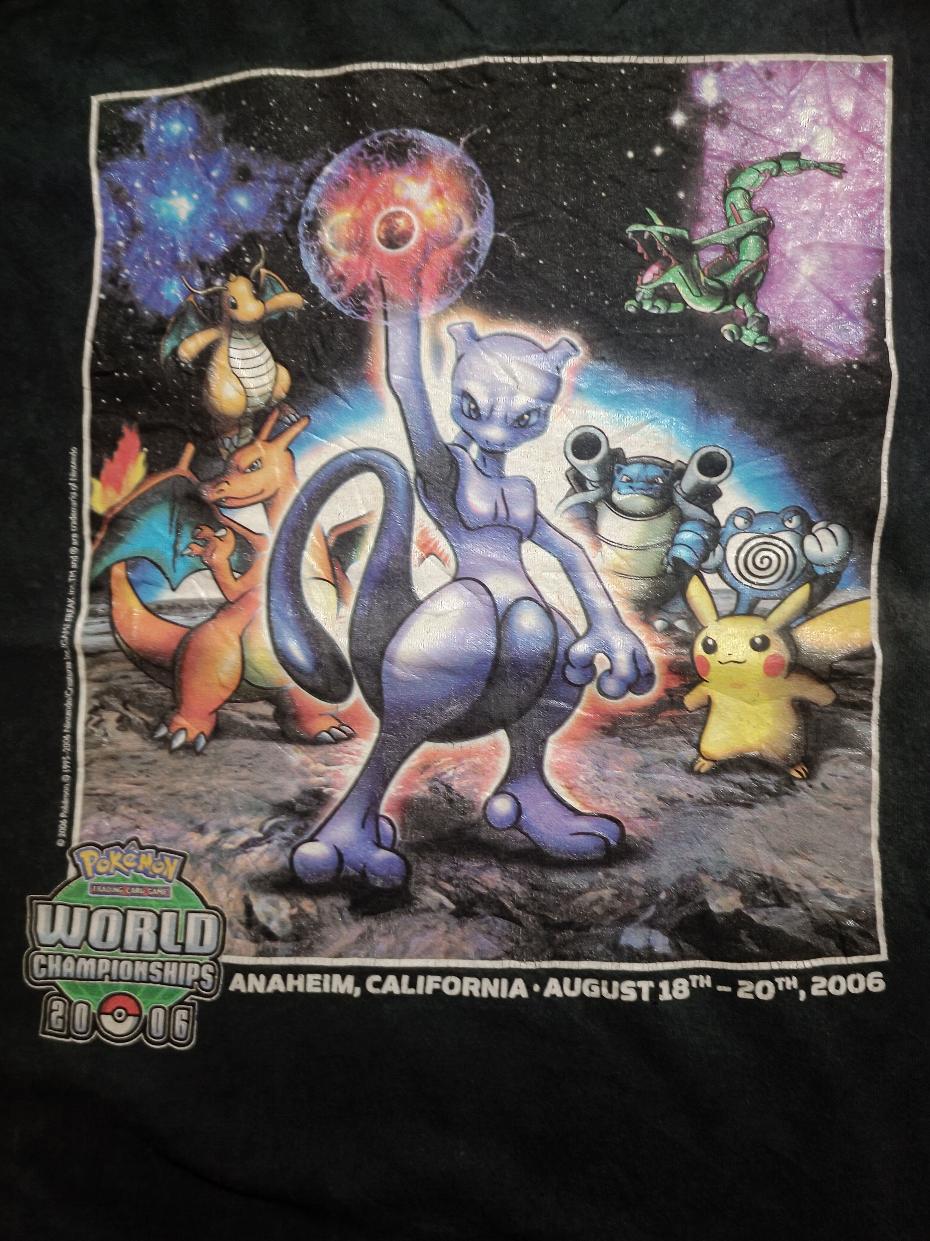 Pokemon ♦️Vintage Pokemon Trading Card Game World Champion 2006 Tee Size US S / EU 44-46 / 1 - 5 Thumbnail