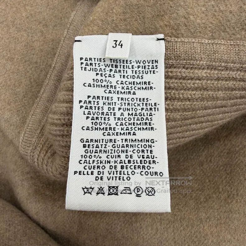 Hermes Hermes Camel Cocoon Shaped Snap Long Cashmere Coat Size XXS / US 00 / IT 34 - 3 Thumbnail