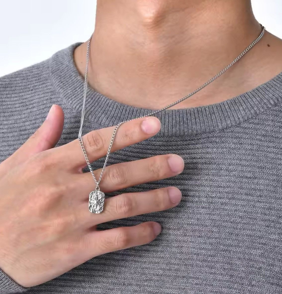 Jewelry Eight Point Star Pendant Necklace Size ONE SIZE - 2 Thumbnail