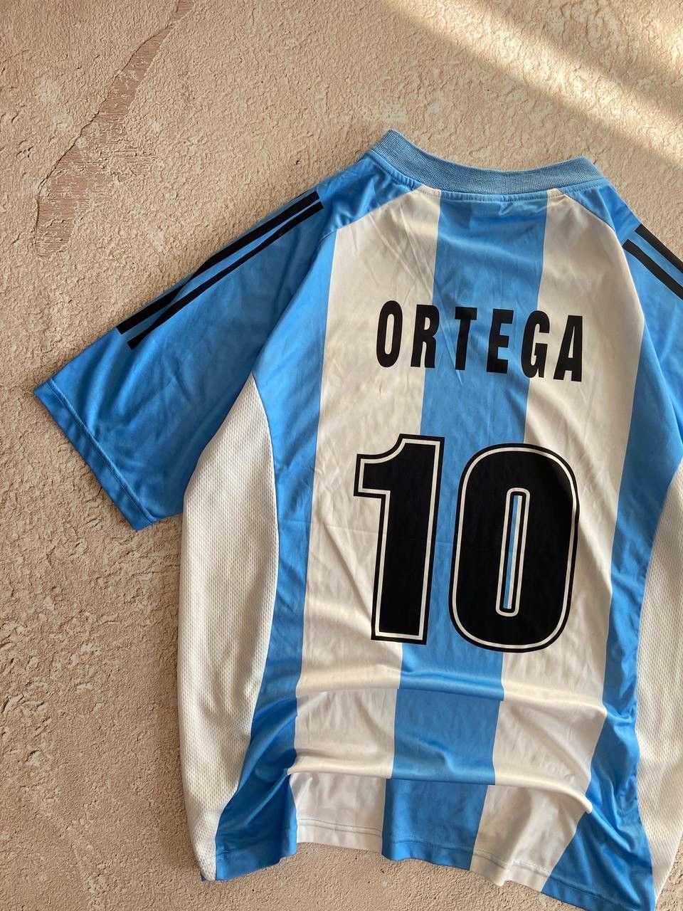 Japanese Brand × Vintage Argentina Ortega distressed jersey soccer Size US L / EU 52-54 / 3 - 5 Thumbnail