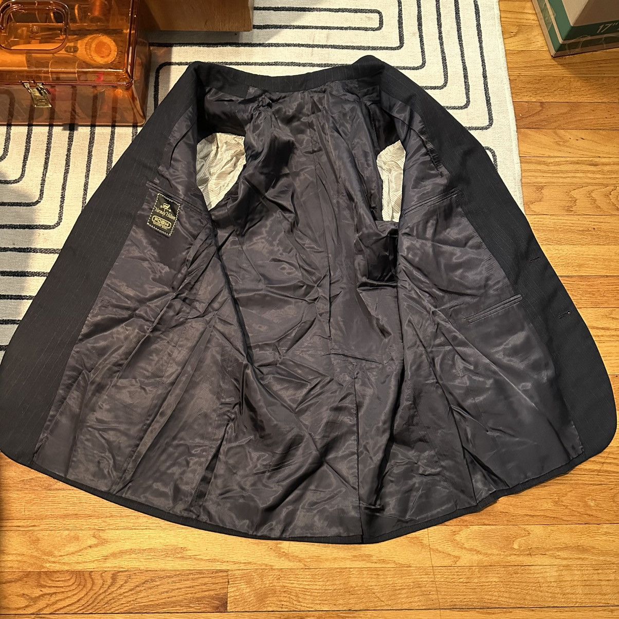 Designer × Vintage Vintage 80s Norman Hilton for Posh Newport Beach Suit Jacket Size 40R - 5 Thumbnail