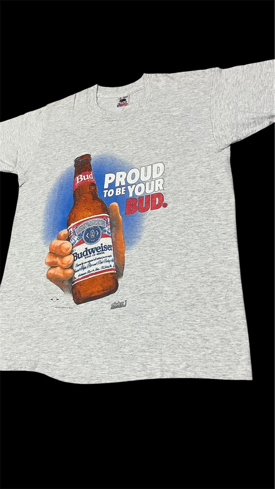 Budweiser Vintage Budweiser Proud to Be Your Bud Tee Size US M / EU 48-50 / 2 - 3 Thumbnail