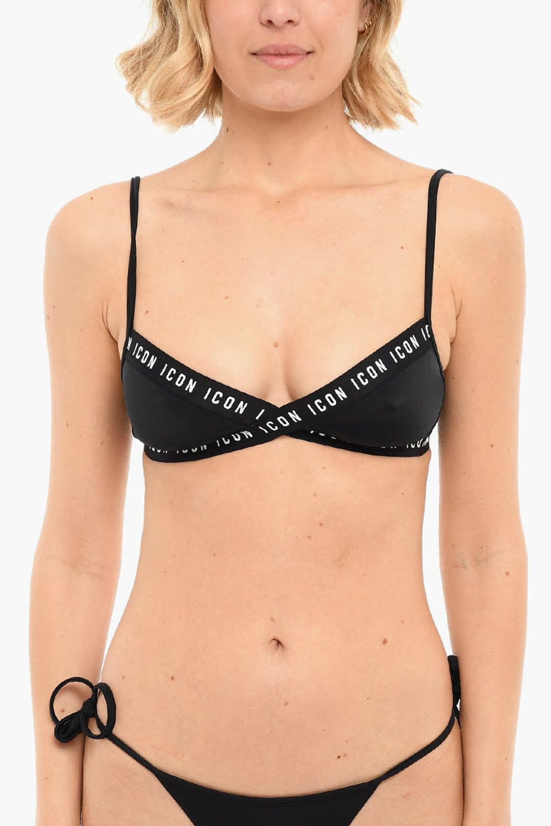 image of Dsquared2 Og1Mm0124 Bikini In Black White, Women's (Size 26)
