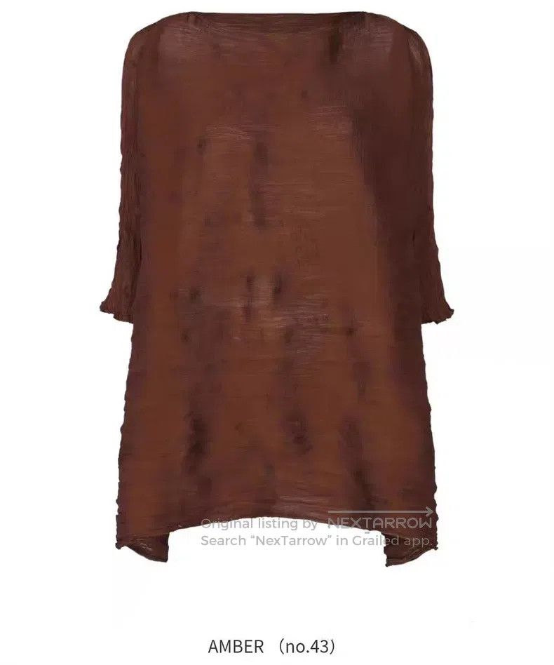 Issey Miyake Issey Miyake size:one size Crepe Long Top Size XXS / US 00 / IT 34 - 1 Thumbnail