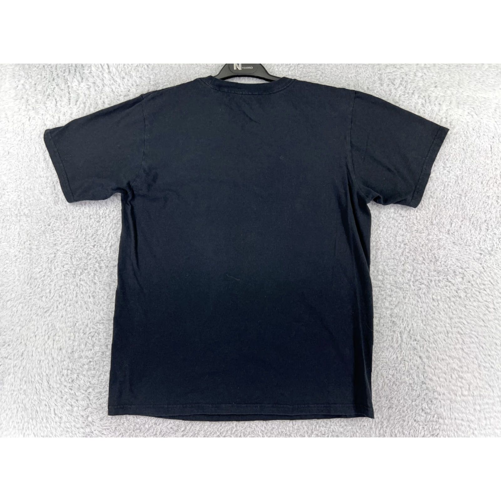 Adidas Adidas Shirt Mens Medium Black Three Stripe Logo Camouflage 100% Cotton Crew Neck T-Shirt Size US M / EU 48-50 / 2 - 2 Thumbnail